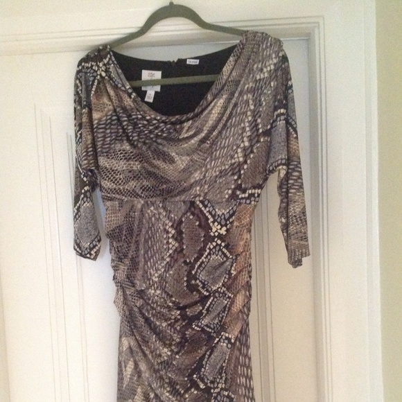 Suzi Chin for Maggy Boutique Dresses & Skirts - Animal Print with ruching
